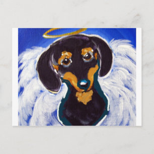 Doxie Angel Postcard
