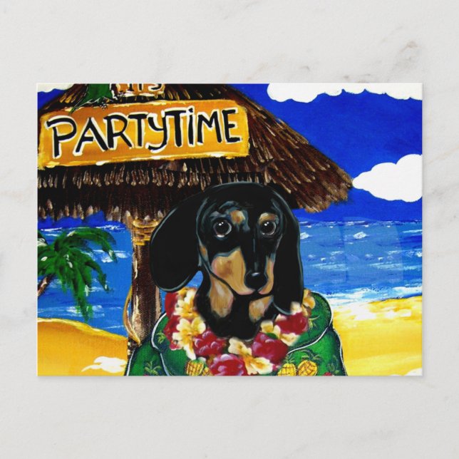 DOXIE BARTENDER POSTCARD (Front)