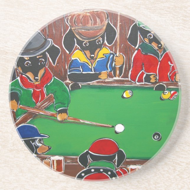 DOXIE BILLIARDS COASTER (Front)
