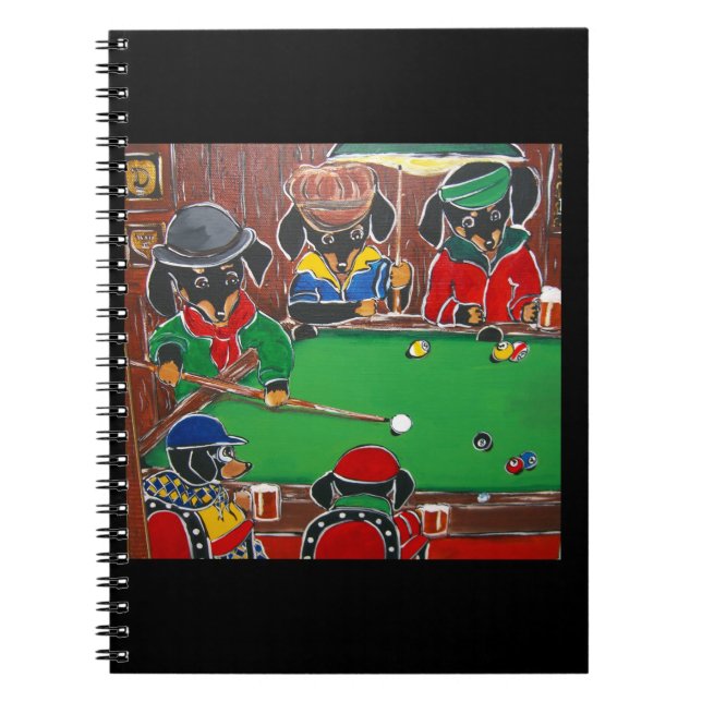 Doxie Billiards Notebook (Front)