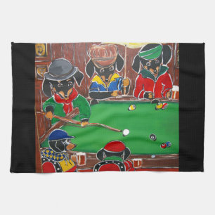 DOXIE BILLIARDS TEA TOWEL