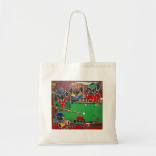 Doxie Billiards Tote Bag