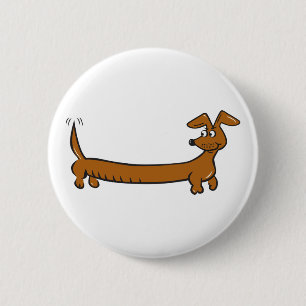 DOXIE-Cartoon 6 Cm Round Badge