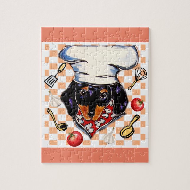 DOXIE CHEF JIGSAW PUZZLE (Vertical)