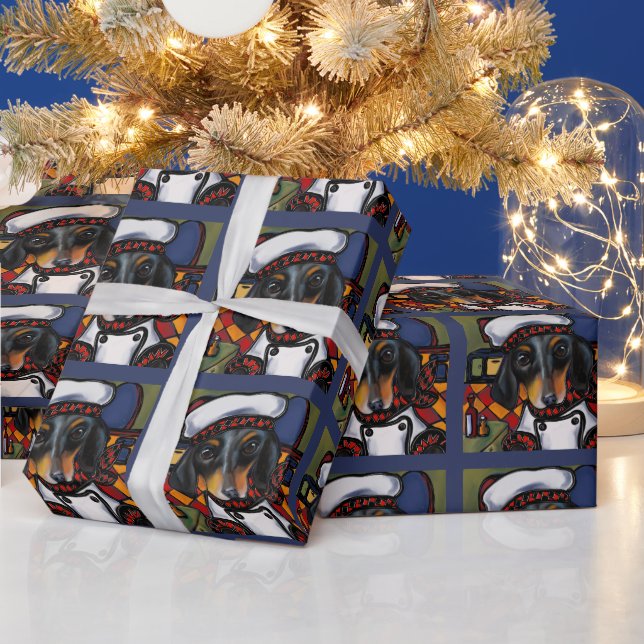 DOXIE CHEF            WRAPPING PAPER (Holidays)