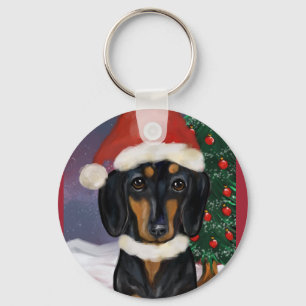 DOXIE CHRISTMAS KEY RING