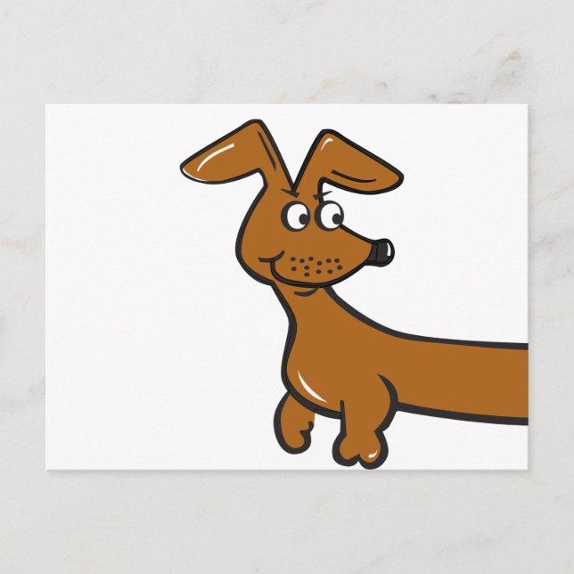 Doxie Dachshund Postcard (Front)