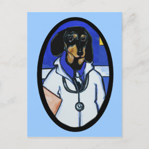 DOXIE DOCTOR POSTCARD