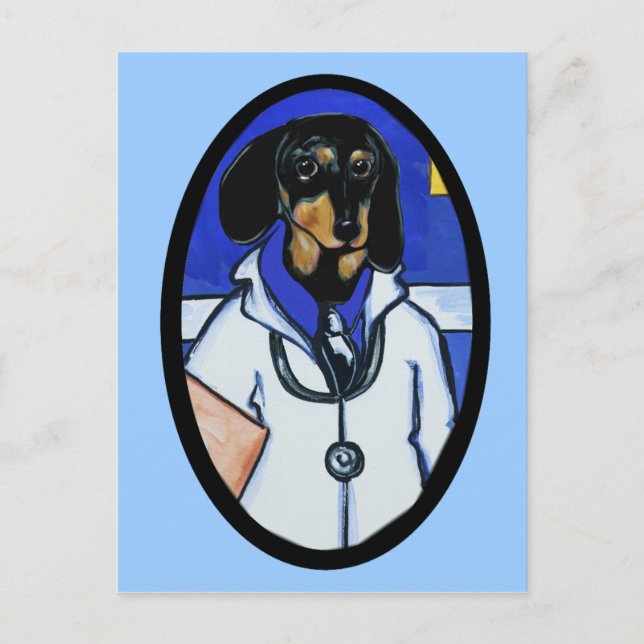 DOXIE DOCTOR POSTCARD (Front)