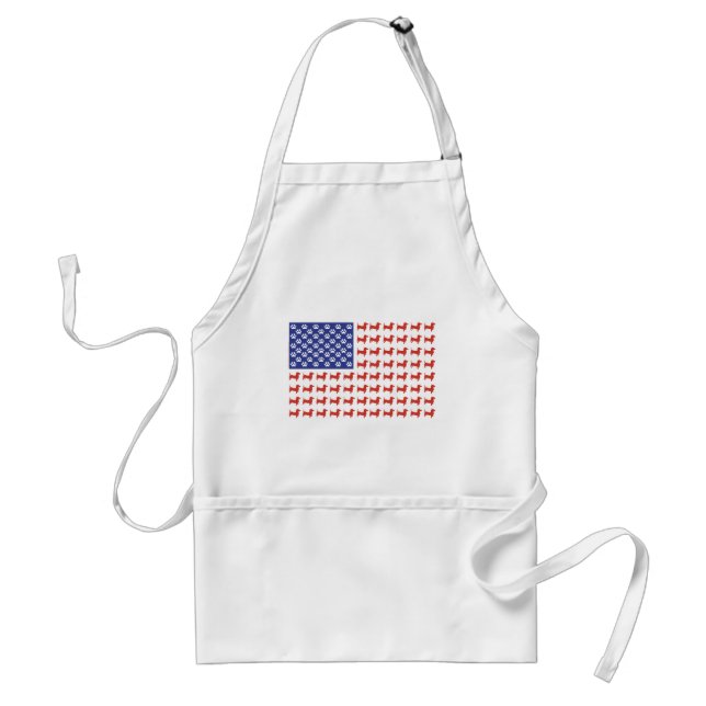 DOXIE-FLAG-Tee Standard Apron (Front)