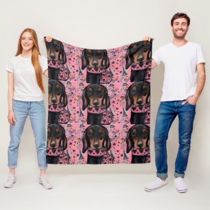 Doxie  fleece blanket