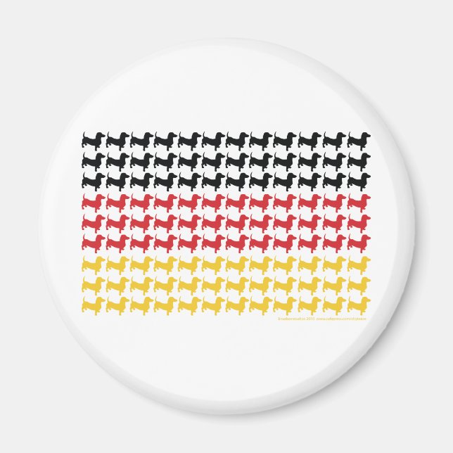 DOXIE-GERMAN-FLAG MAGNET (Front)