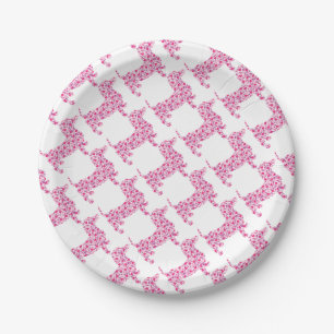 DOXIE-Hearts Paper Plate