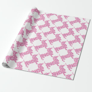 DOXIE-Hearts Wrapping Paper