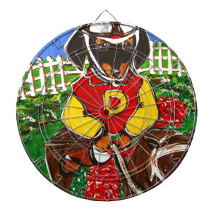 DOXIE JOCKEY DARTBOARD