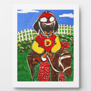 DOXIE JOCKEY PLAQUE