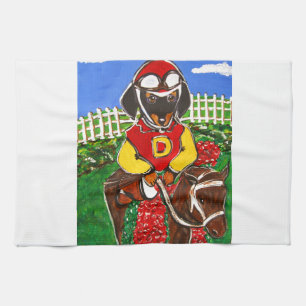 DOXIE JOCKEY TEA TOWEL