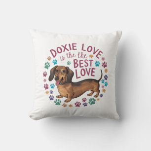 Doxie Love Is The Best Love Cushion