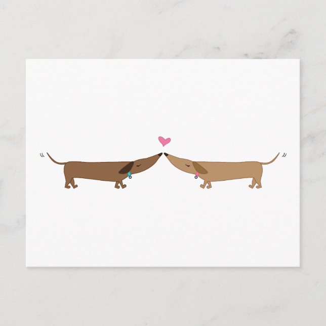 doxie love postcard (Front)