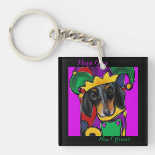 DOXIE  MARDI GRAS           KEY RING