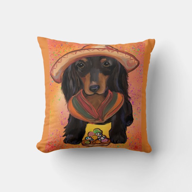 Doxie Mexico Cushion (Front)