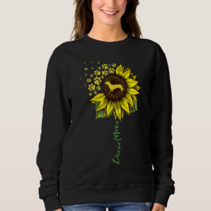 Doxie Mum Sunflower Dachshund Dog Mum Mama Sweatshirt
