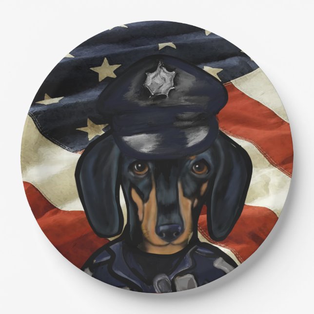 DOXIE PATROL          PAPER PLATE (Front)
