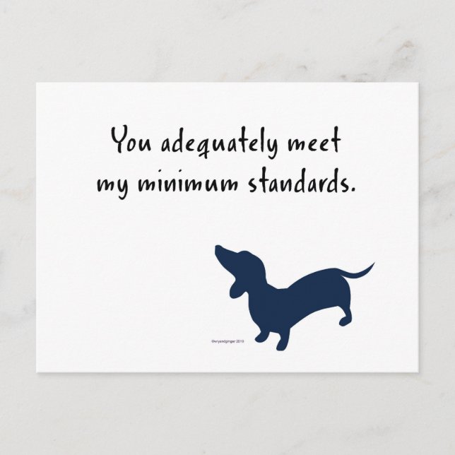 Doxie postcard (Front)