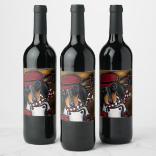 DOXIE RACER WINE LABEL