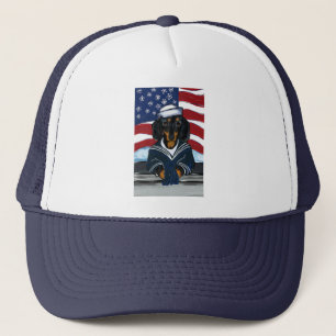 Doxie Sailor Trucker Hat