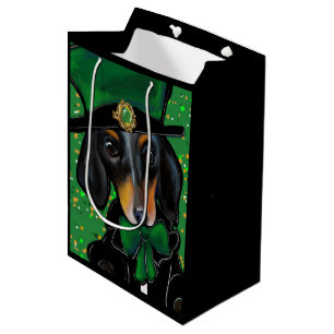 DOXIE  SAINT PATTY MEDIUM GIFT BAG