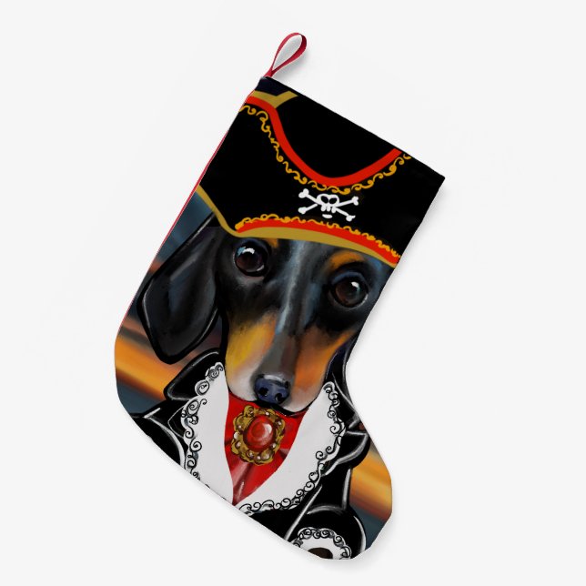 DOXIE  SMALL CHRISTMAS STOCKING (Front (Hanging))