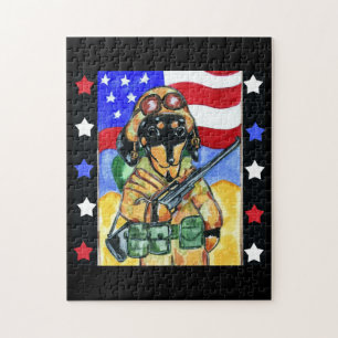 DOXIE SOLDIER JIGSAW PUZZLE
