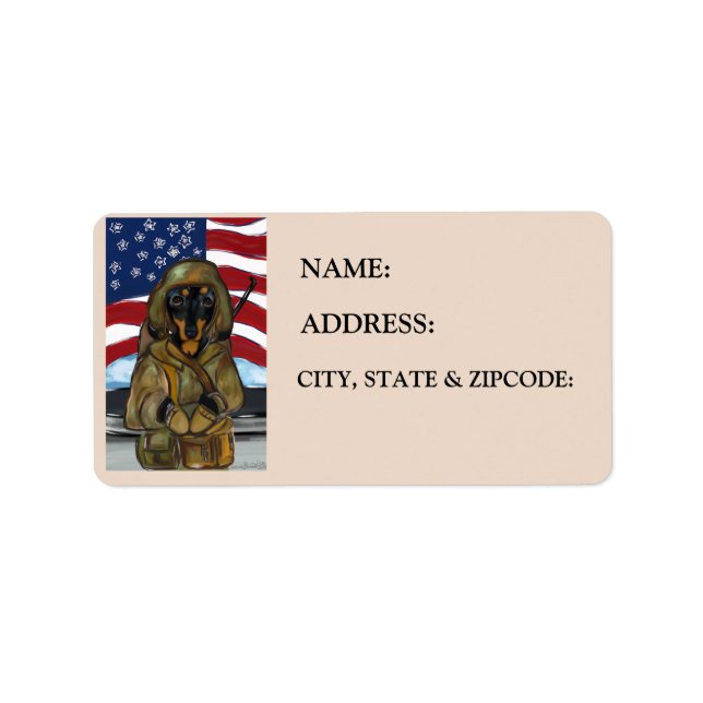 DOXIE SOLDIER LABEL (Front)