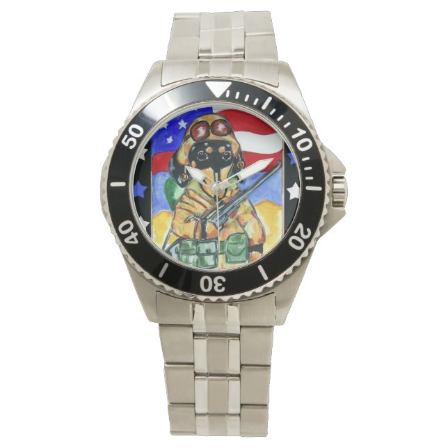 Doxie Soldier Watch (Front)