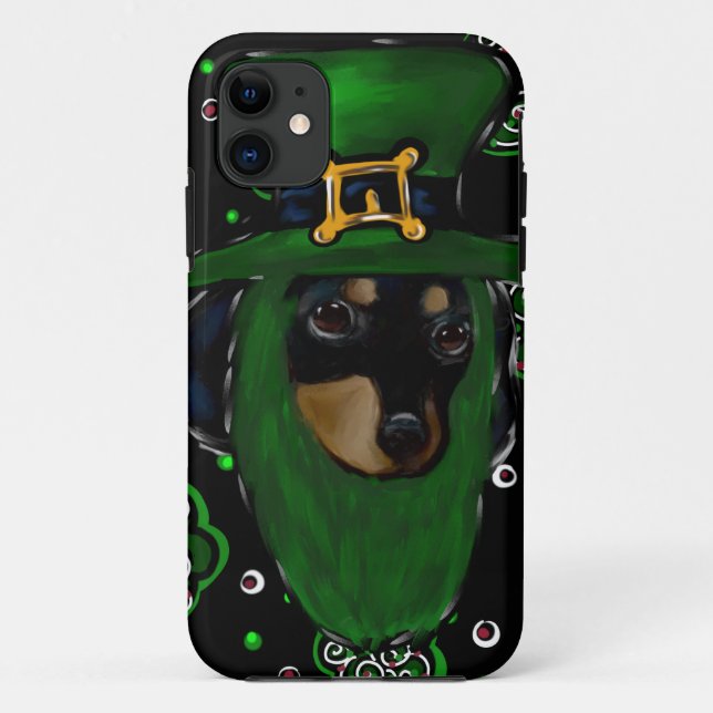 Doxie St. Patty Case-Mate iPhone Case (Back)