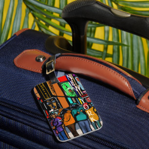 Doxie Town City - NEW YORK Luggage Tag