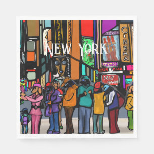 Doxie Town City - NEW YORK Napkin