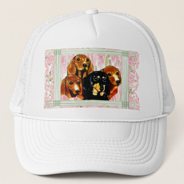 Doxie Trucker Hat (Front)