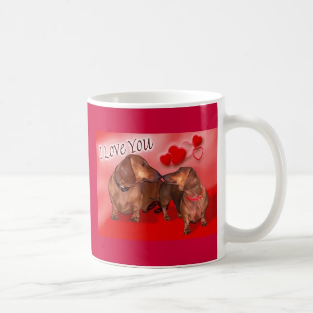 Doxie Valentine Mug (Right)
