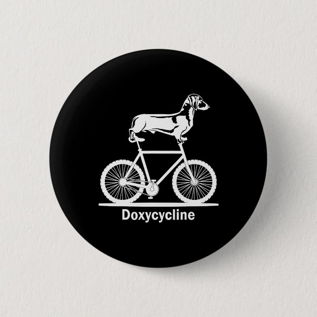 Doxycycline Pharmacy Pun Funny Veterinary Pharmaci 6 Cm Round Badge (Front)
