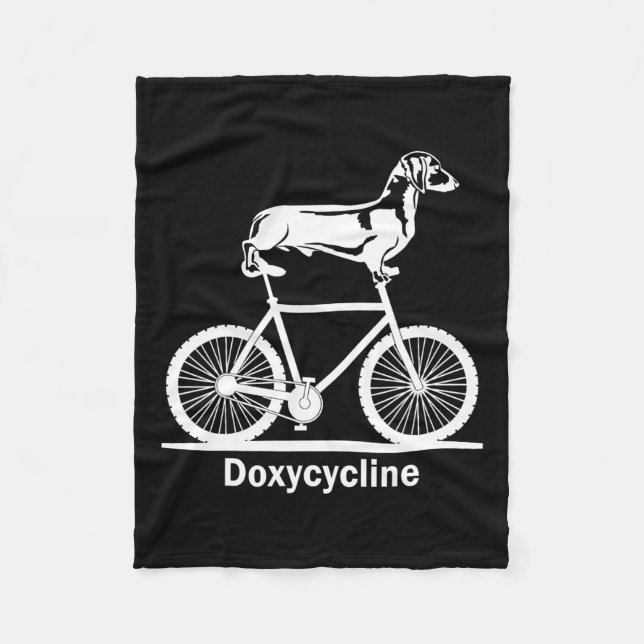 Doxycycline Pharmacy Pun Funny Veterinary Pharmaci Fleece Blanket (Front)