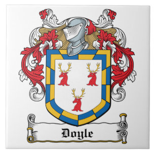 Doyle Family Crest Ceramic Tile