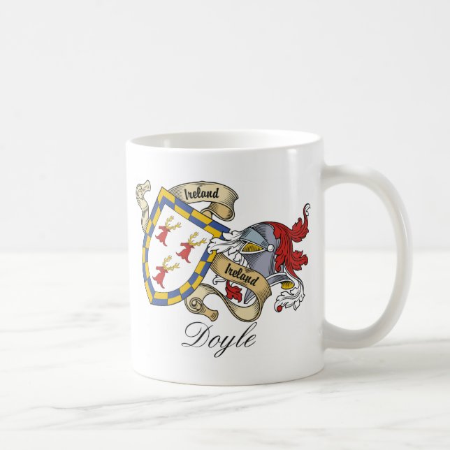Doyle Family Crest Coffee Mug (Right)