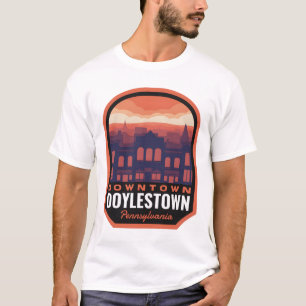Doylestown Pennsylvania Historic Downtown T-Shirt