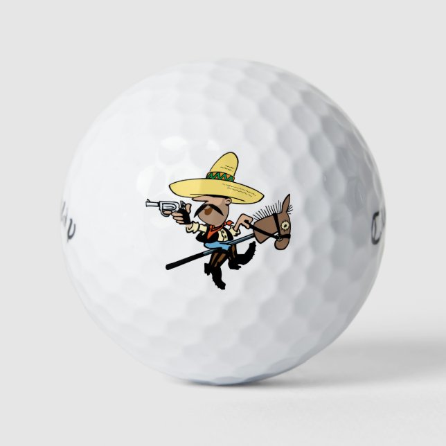 Dozen Callaway Warbird golf balls "Bandit" design (Front)