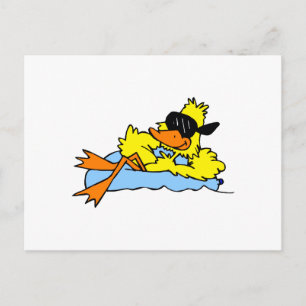 Dozer Duck Postcard
