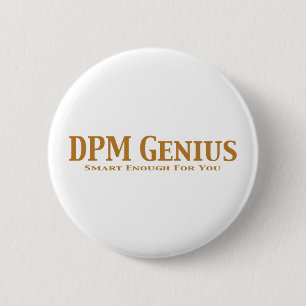 DPM Genius Gifts 6 Cm Round Badge