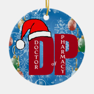 DPM SANTA CHRISTMAS ORNAMENT DOCTOR PHARMACY