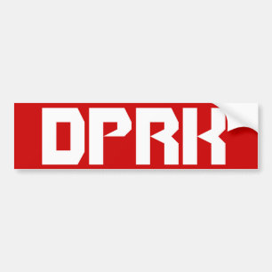 DPR Korea Bumper Sticker